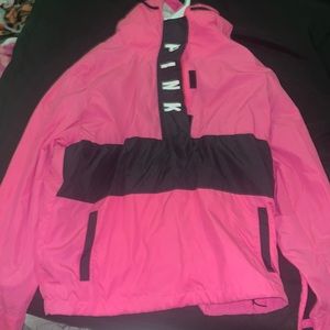 Hot pink wind breaker from PINK
